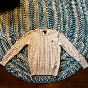 Polo Ralph Lauren Ivory Cable Knit Sweater